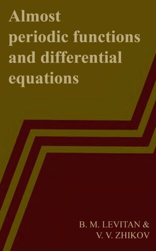 Almost Periodic Functions and Differential Equations
