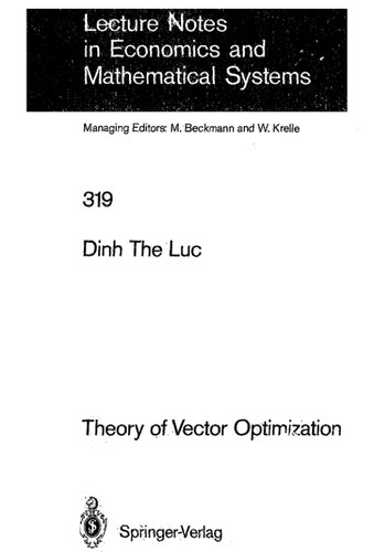 Constrained Optimization and Image Space Analysis (Lecture Notes in Economics & Mathematical Systems)