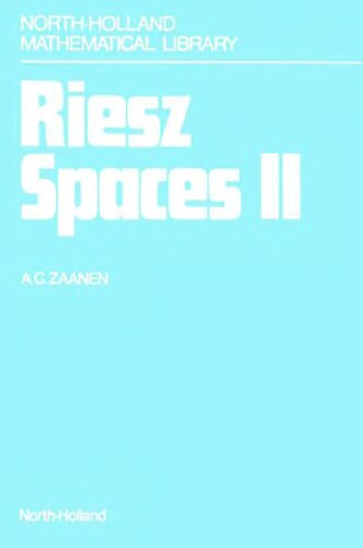 Riesz Spaces, II