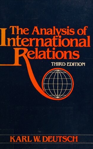 The analysis of international relations /