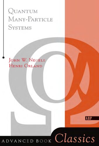 Quantum Many-particle Systems (Frontiers in Physics)