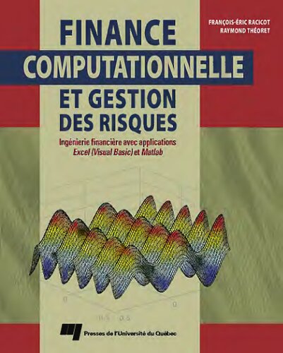 Finance computationnelle et gestion des risques: ingénierie financière avec applications Excel (visual basic) et Matlab
