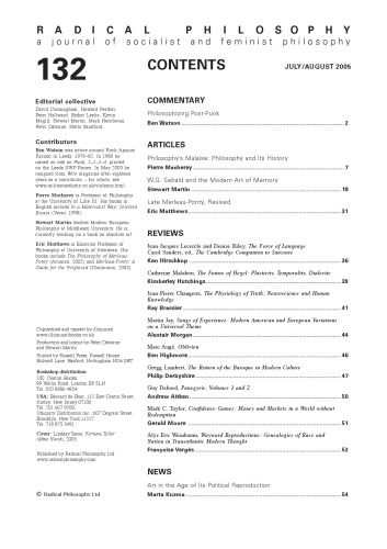 Radical Philosophy #132