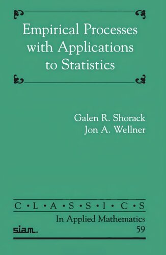 Empirical Processes with Applications to Statistics (Classics in Applied Mathematics, Series Number 59)