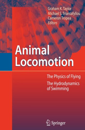 Animal locomotion.. The physics of flying, the hydrodynamics of swimming