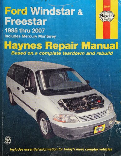 Haynes Ford Windstar & Freestar 1995 thru 2007 Automotive Repair Manual