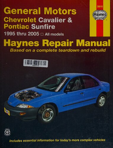 Haynes General Motors Chevrolet Cavalier & Pontiac Sunfire 1995 thru 2005 Automotive Repair Manual