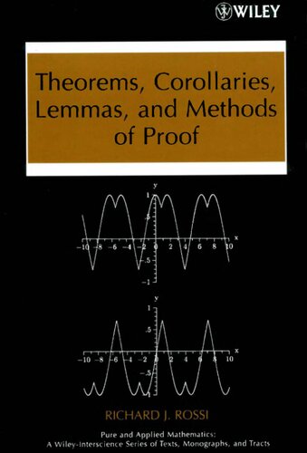 Theorems, Corollaries, Lemmas, and Methods of Proof