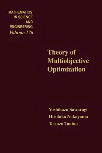 Theory of Multiobjective Optimization (Mathematics in Science and Engineering, Vol. 176) (Volume 176)