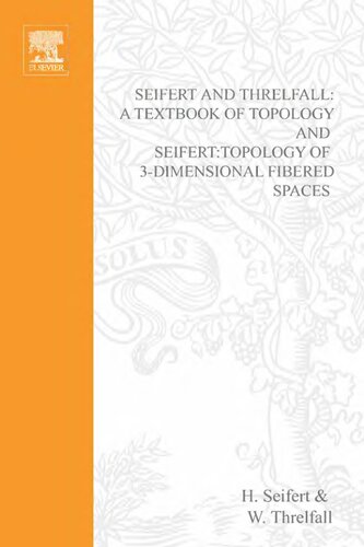 Seifert and Threlfall: A Textbook of Topology