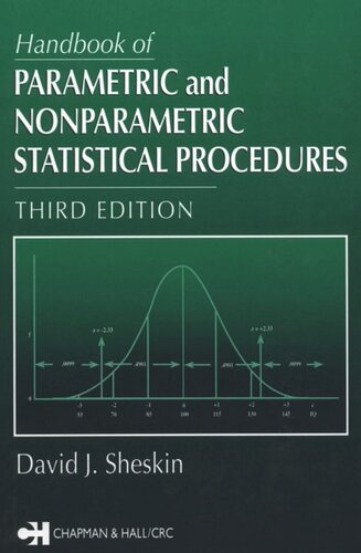 Handbook of Parametric and Nonparametric Statistical Procedures: Third Edition
