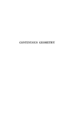 Continuous Geometry