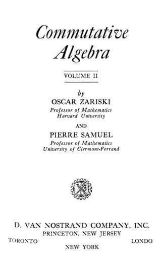 Commutative Algebra, Vol. 2