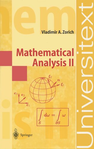 Mathematical Analysis II (Universitext)
