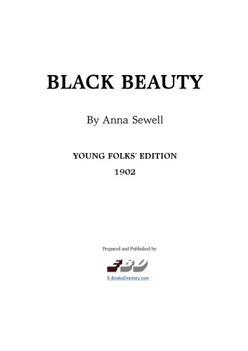 Black Beauty: Young Folks' Edition (Illustrated Edition)