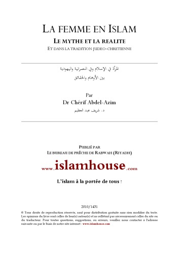 la femme dans la tradition musulmane