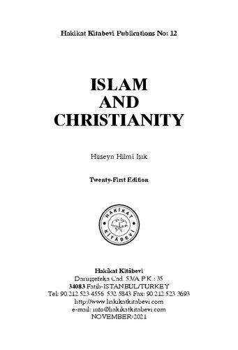 ISLAM AND CHRISTIANITY