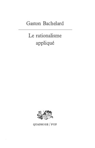 Le rationalisme appliqué