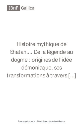 Histoire mythique de Shatan 02 Le ternaire magique de Shatan
