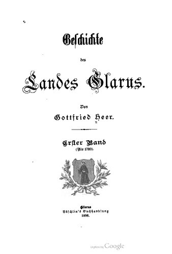 Geschichte des Landes Glarus