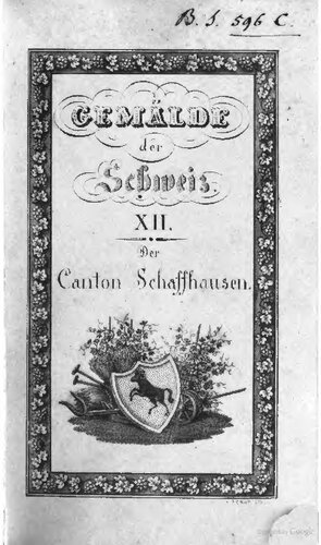 Der Kanton Schaffhausen