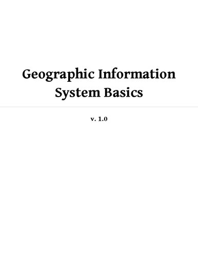 Geographic Information System Basics