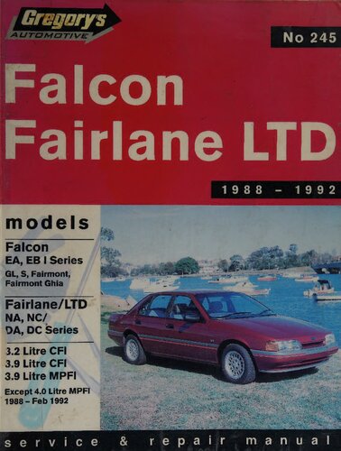 Gregory's Falcon Fairlane LTD 1988-1992 Service & Repair Manual