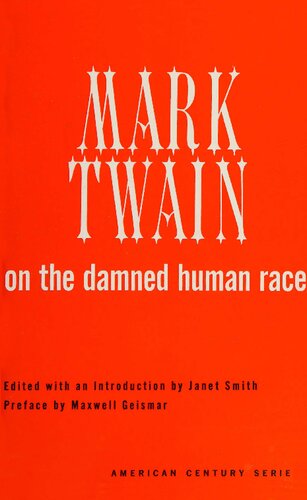 Mark Twain on the Damned Human Race