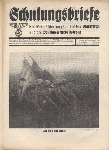 NSDAP Schulungsbrief 1933_07