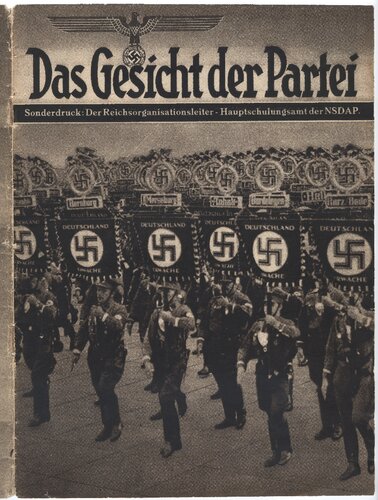 NSDAP Schulungsbrief 1942 Sonderdruck (2) „Das Gesicht der Partei“
