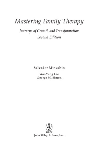 Mastering Family Therapy: Journeys of Growth and Transformation