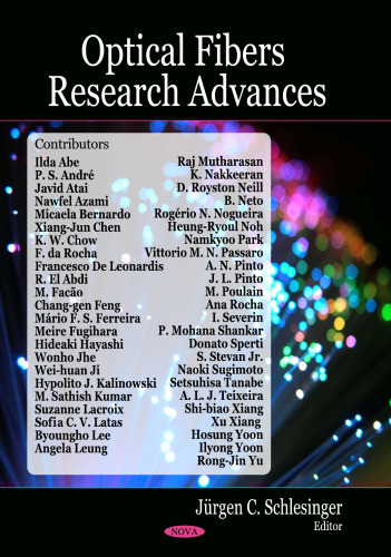 Optical Fibers Research Advances