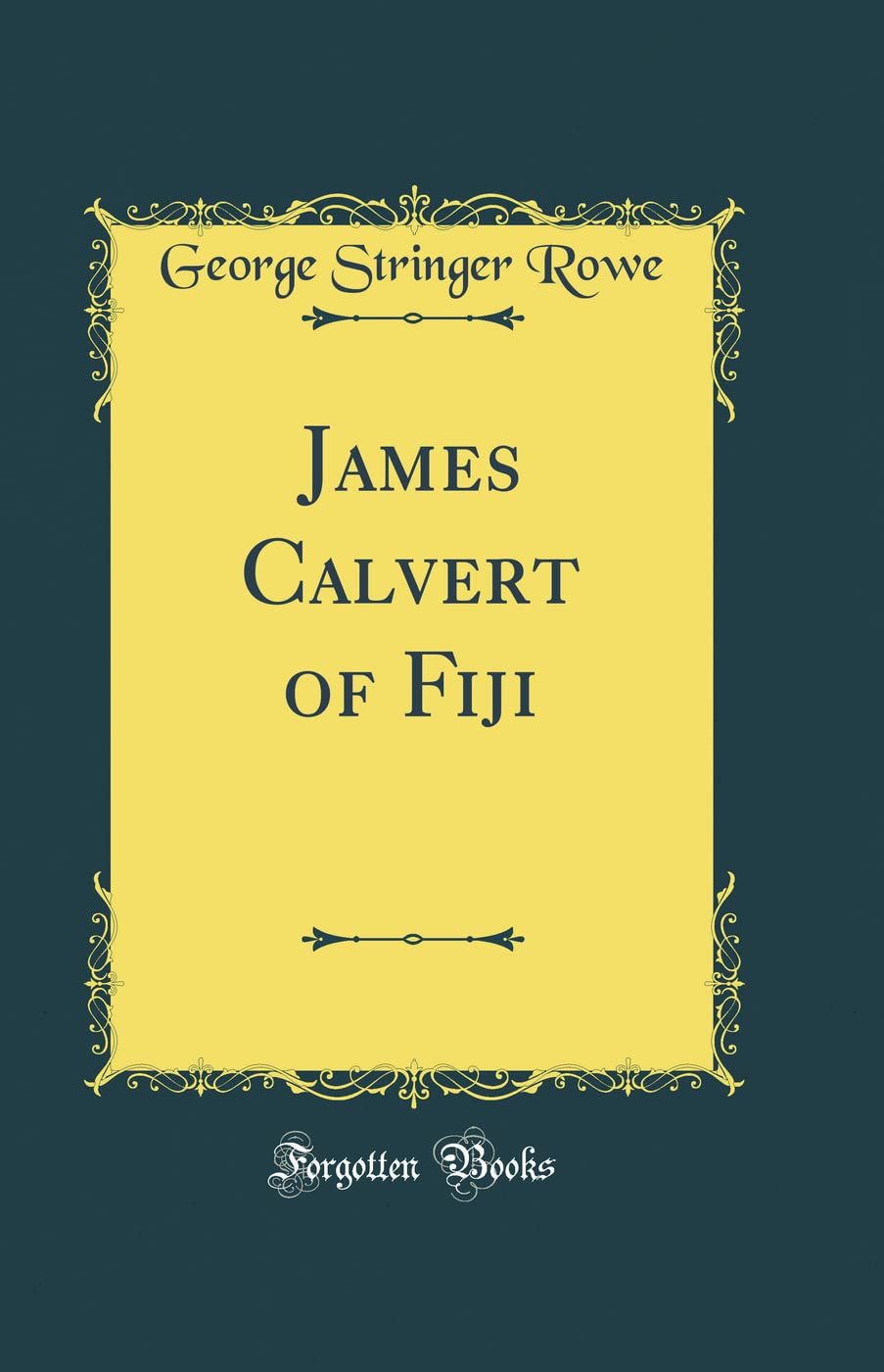 James Calvert of Fiji