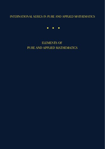 Elements of pure and applied mathematics