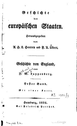 Geschichte von England