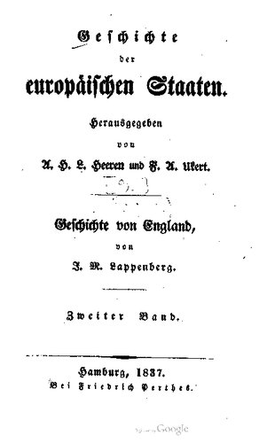 Geschichte von England