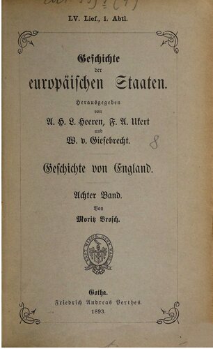 Geschichte von England
