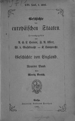 Geschichte von England
