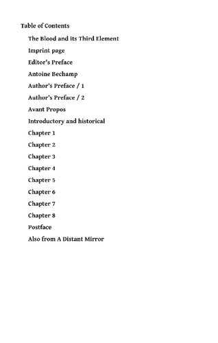 The blood and its third element