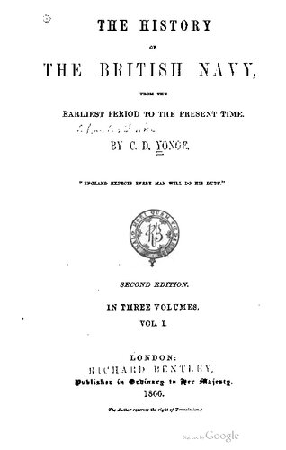 The history of the British navy from the earliest period to the present time