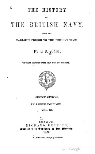 The history of the British navy from the earliest period to the present time