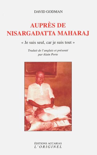 Auprès de Nisargadatta Maharaj
