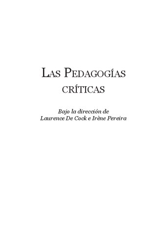 Las pedagogías críticas