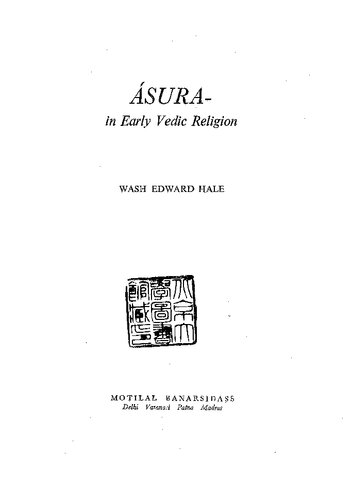 Ásura- in Early Vedic Religion