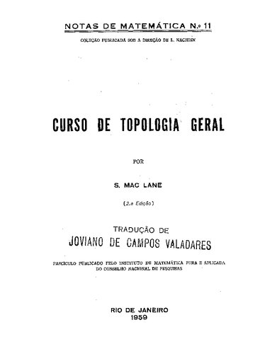 Curso de Topologia Geral