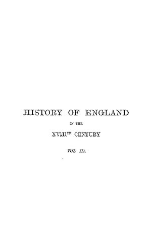 History of England in den eighteenth century