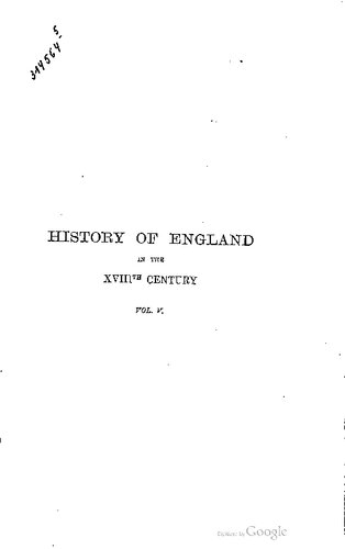 History of England in den eighteenth century