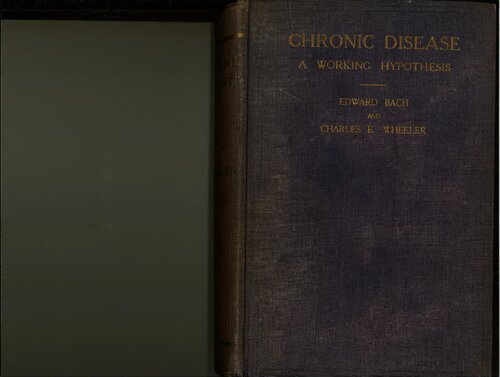 Chronic Disease : A Working Hypothesis