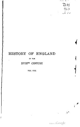 History of England in den eighteenth century