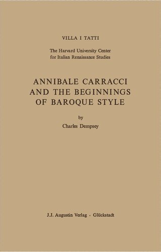 Annibale Carracci and Beginnings of Baroque Style